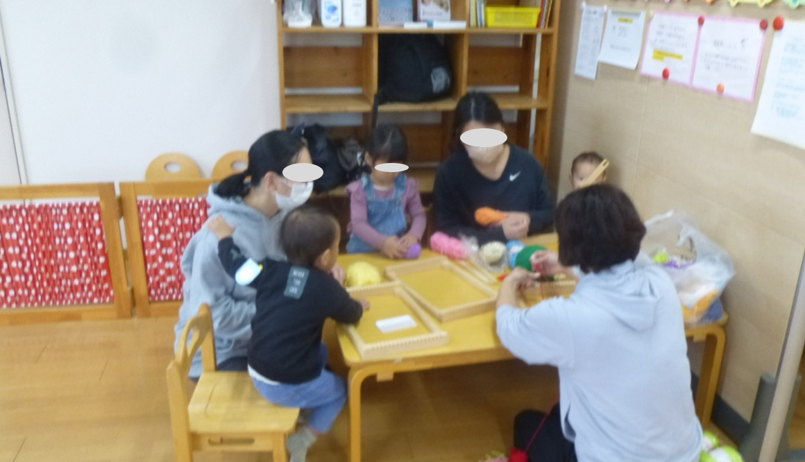 海南市子育て支援センターの今月の様子