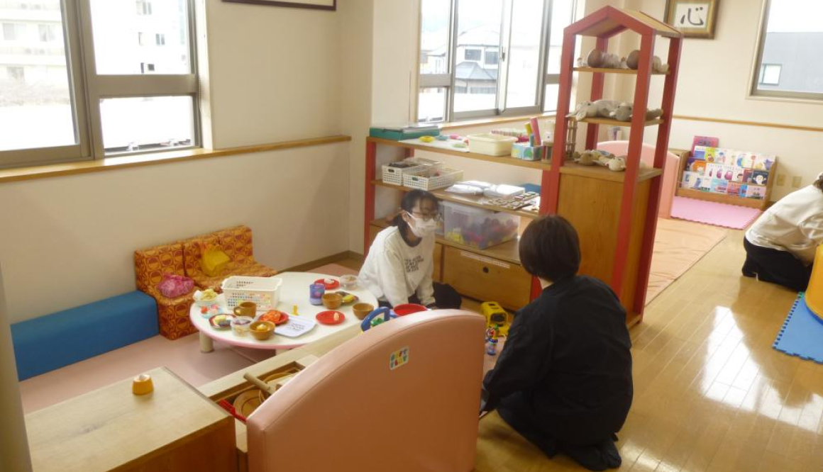海南市子育て支援センターの今月の様子