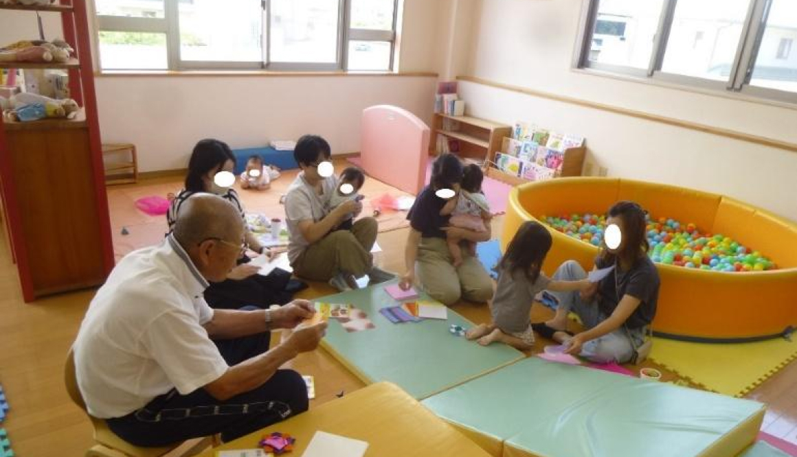 海南市子育て支援センターの今月の様子