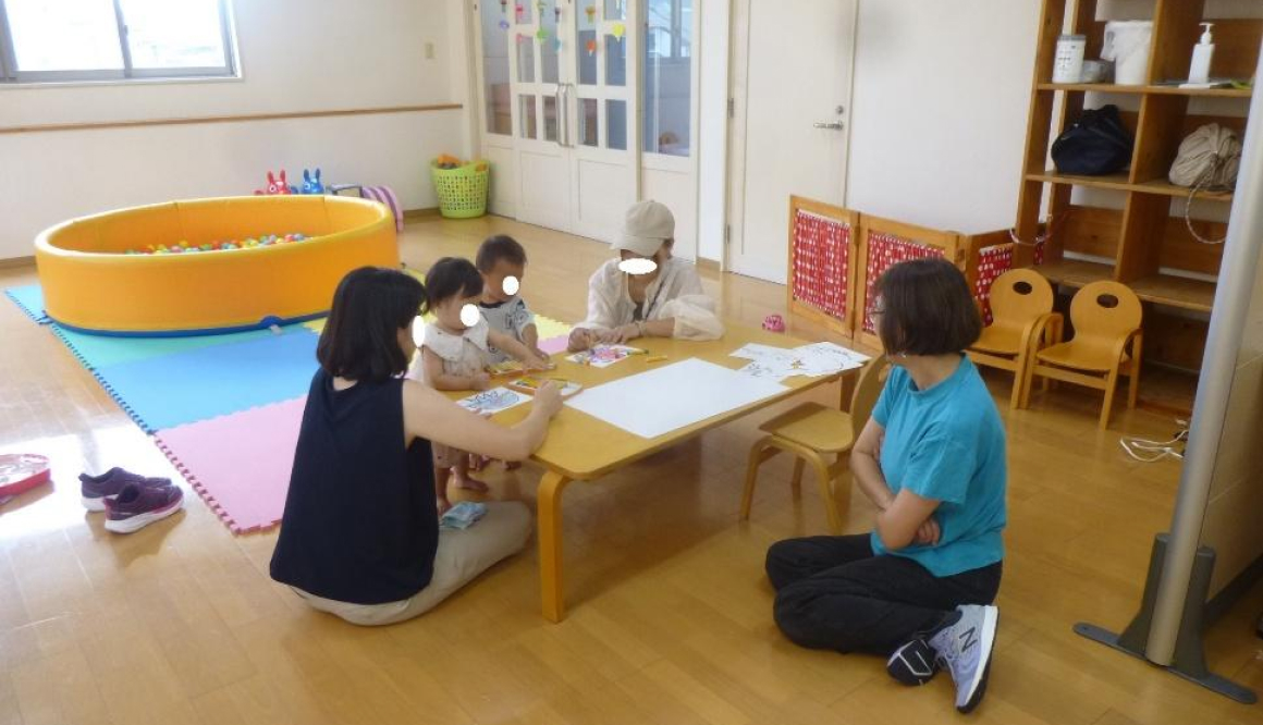 海南市子育て支援センターの今月の様子